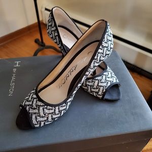 Caparros open toed heels